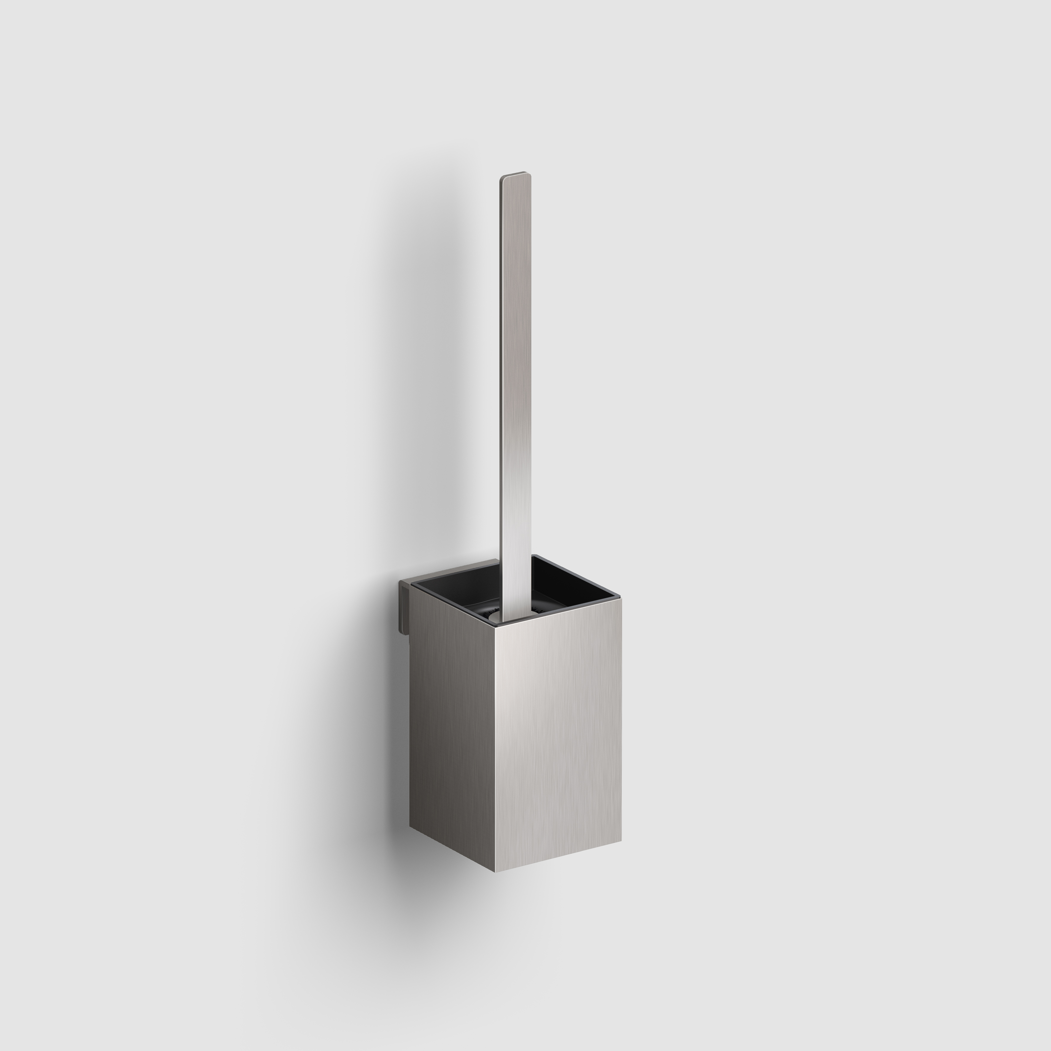 Clou Fold toiletborstelgarnituur, wandmodel, rvs geborsteld